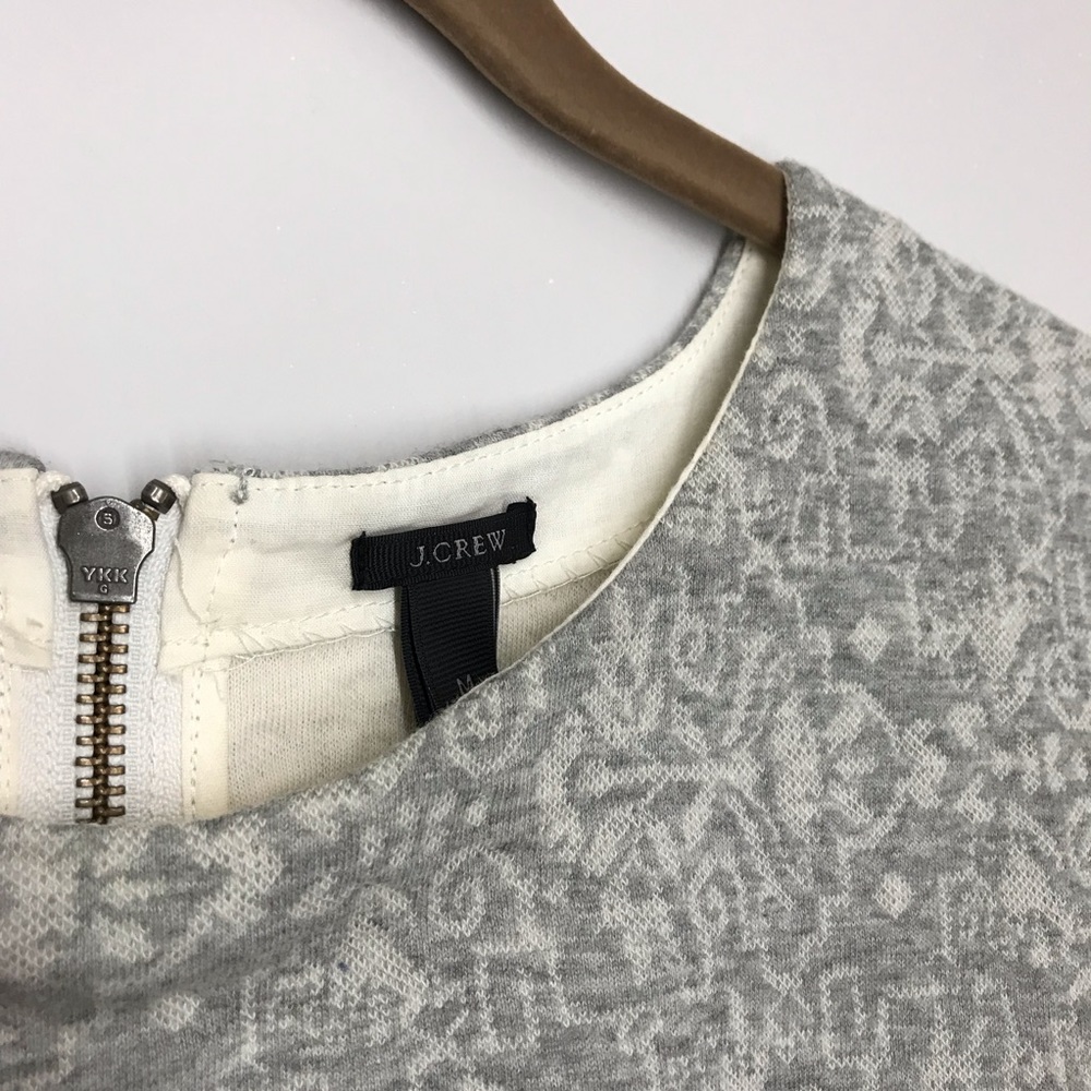 J.Crew back zip sweatshirt top - Picture 5 of 8
